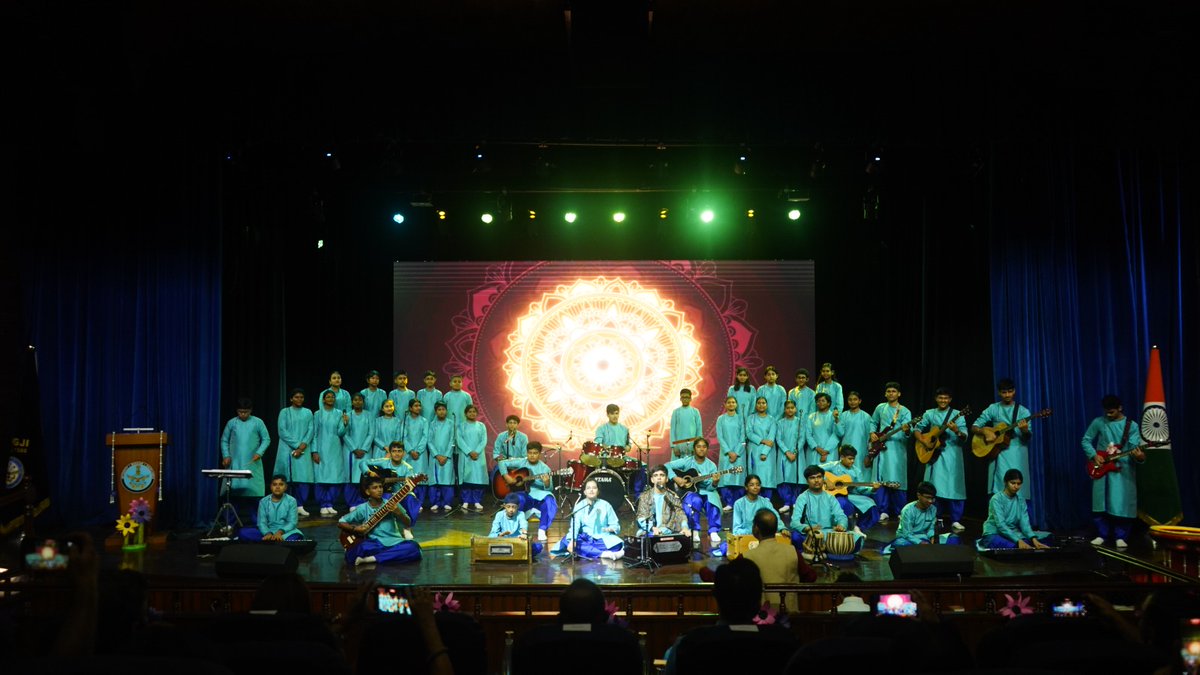 afgjisp's tweet photo. AFGJI celebrated its 41st Raising Day - ATMAN: The Pure You on 23 Sep 26 at Air Force Auditorium.
Graced by Air Marshal S Sivakumar, VSM, AOA, IAF as the Chief Guest.
From Ekyataan to Parinman, students showcased talent, inclusivity & self-discovery.
#AFGJI #41stRaisingDay #ATMAN https://t.co/4bj0ft3A1P