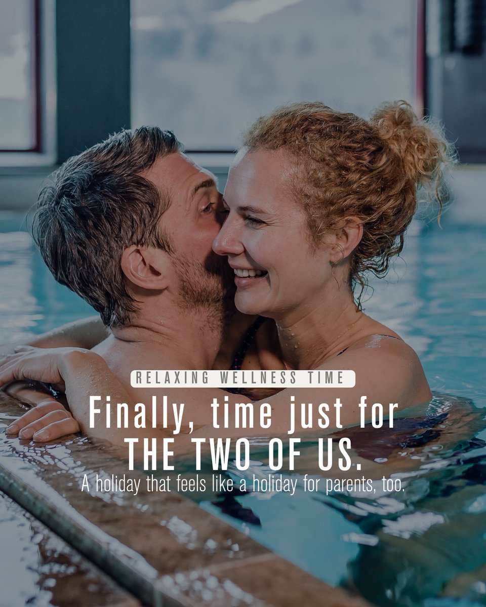 Der_Ellmauhof's tweet photo. Because holiday, should feel like holiday for parents, too 🤍

While the kids enjoy supervised childcare and their own adventures, you both can slow down together. Sauna, indoor pool and uninterrupted time - just for the two of you.

#familyhotelAustria #timeforparents https://t.co/2QD1It1wT8