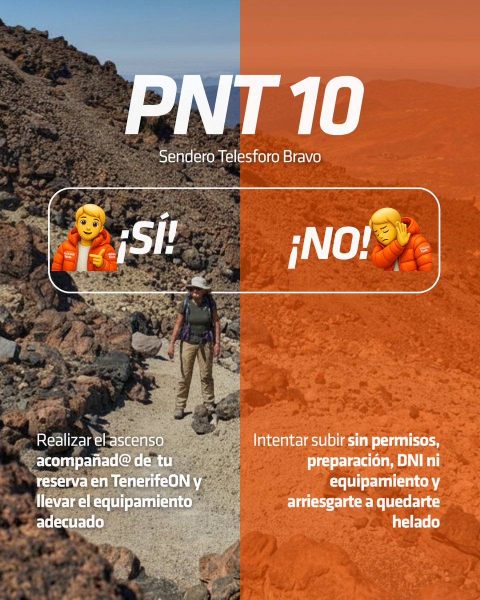 VolcanoTeide's tweet photo. ¿Quieres subir a la cima del Teide? 🗻

Evita líos con permisos y horarios: reserva en una sola actividad teleférico, subida al pico con guía y permisos. 🧡

#teidelover #volcanoteide https://t.co/rwxksKItBX