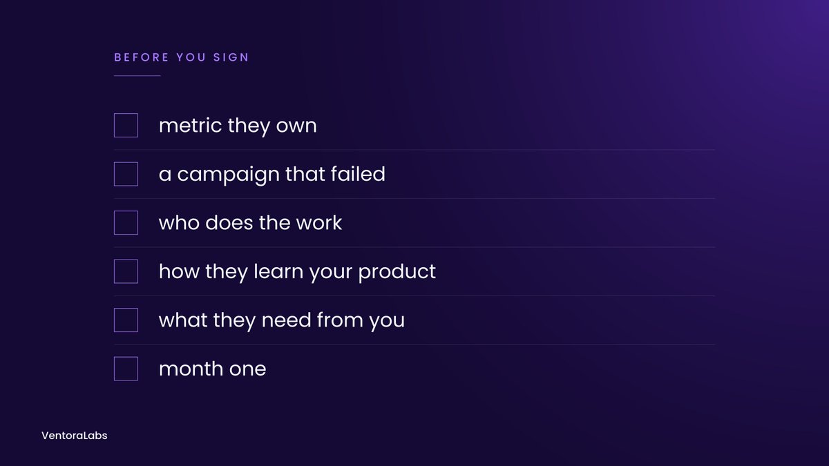 VentoraLabs's tweet photo. How to evaluate a web3 growth partner before you sign anything.

Six questions that reveal whether they operate or just post. https://t.co/H5xw6tXINT
