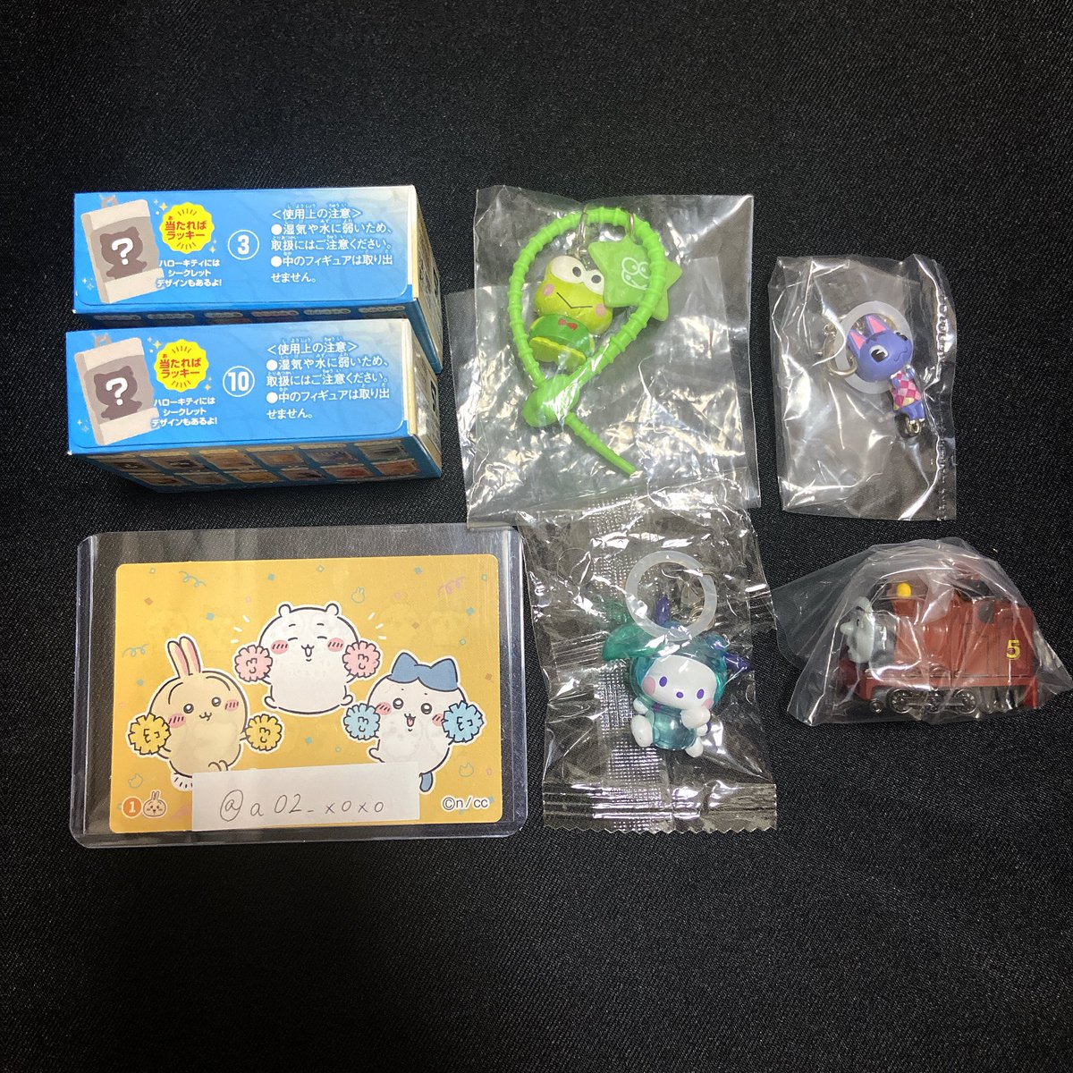 a02_xoxo's tweet photo. めじるしアクセサリー ガチャガチャ サンリオチョコボックス どうぶつの森 トーマス 交換

譲 画像の物
サンリオチョコボックス クロミ ウサハナ

求 2枚目〜画像
そのほかも幅広く集めておりますのでお気軽にお声掛けご提示お待ちしております。

郵送交換希望です https://t.co/FeQQhr4krz