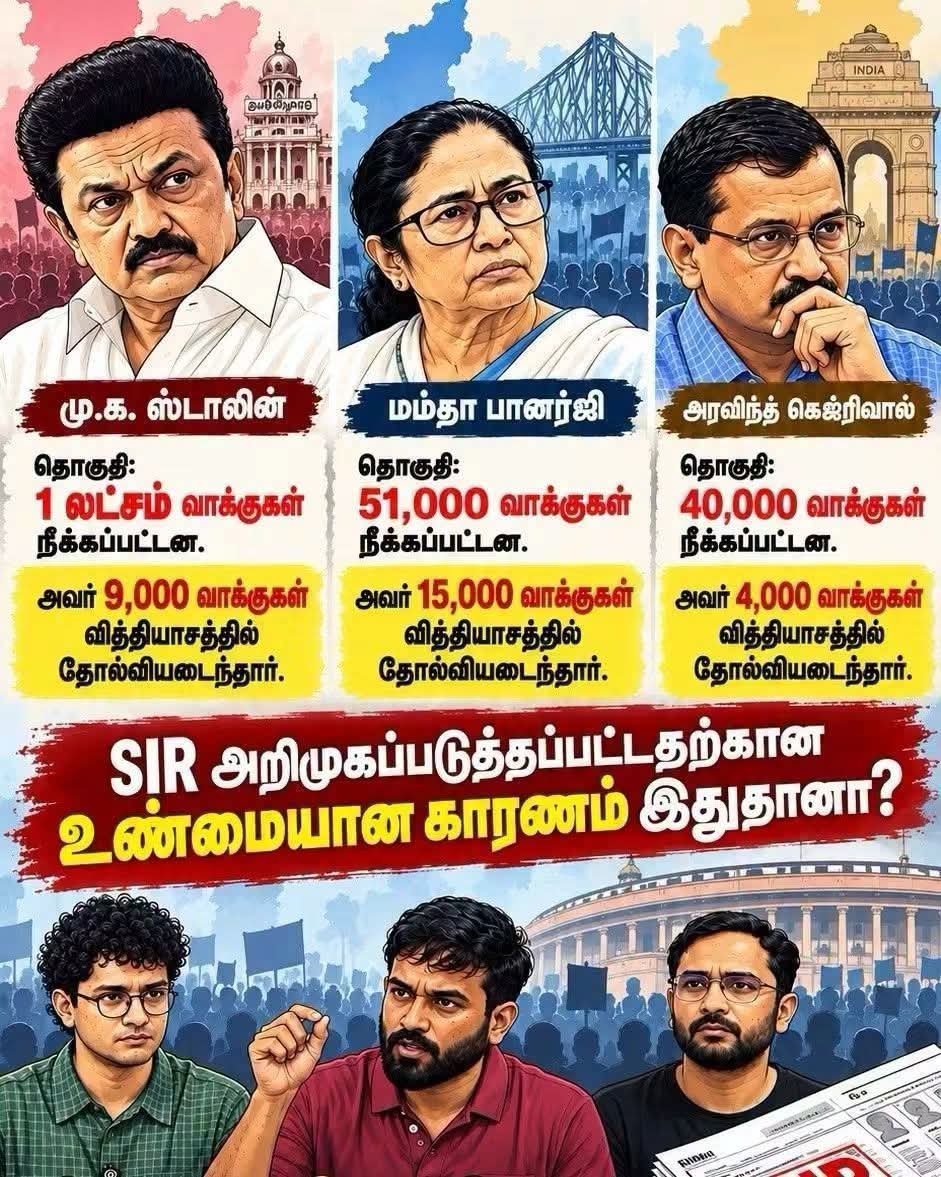 ABDeBasi's tweet photo. @sunnewstamil #SIR வச்சு தேர்தல் நடத்துனதே பாஜகவின் எடுப்பிடிகளை முதலமைச்சர் ஆக்குவதற்காக தான்.

@imrajmohan SIR ஐ எதிர்த்து எத்தனை திறன்மிக்க போராட்டங்கள் நடத்துனீங்க? https://t.co/iKovMuvW5x