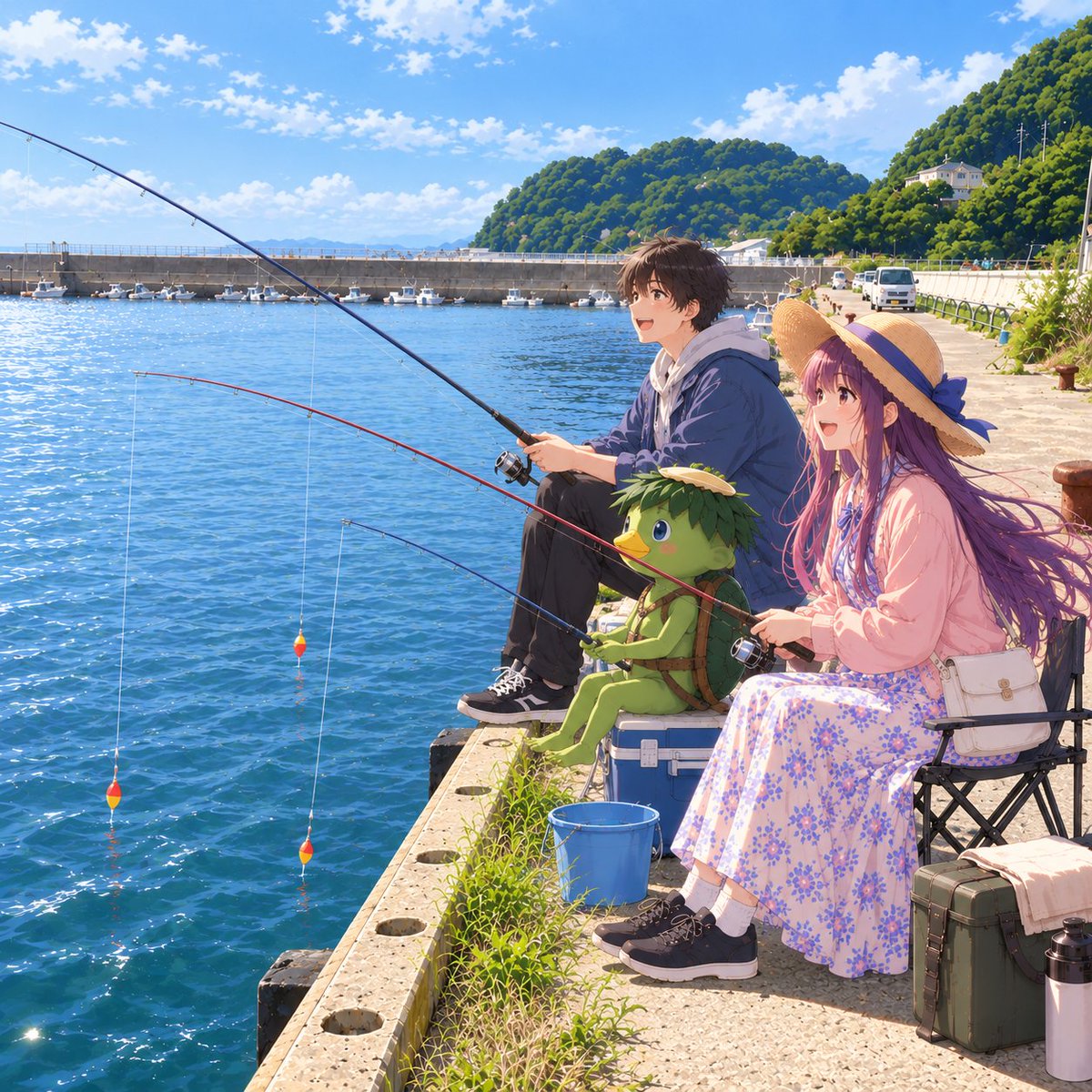 tentekomai_mizu's tweet photo. 『海から百万石』本日20時更新！
第二十七普請「魚が消えた」

「水が、泣いておる」――その続き。
田の水を直したら、今度は魚が消えた！？

そして海には
藁草履百足分！？の巨大エイ！
大漁→宴→白瀬、今度は漁師から縁談攻撃です（笑）
https://t.co/GHglZDfvA5
#小説家になろう #諫早市 https://t.co/oNZhakLxCl