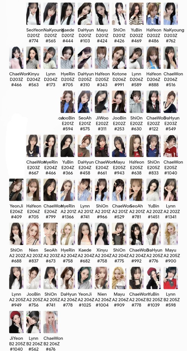 kisses4yooyeon's tweet photo. wtt tripleS objekt

HAVE
SCOs in pic
FCOs in pic

WANT
yooyeon cc206
yooyeon cc503
yooyeon cc117 cc118 cc119 cc120

or 

cc117 cc118 cc119 cc120 offer
cc503 offer

please comment, dm, rt ✉️ https://t.co/SgeNps2EPv