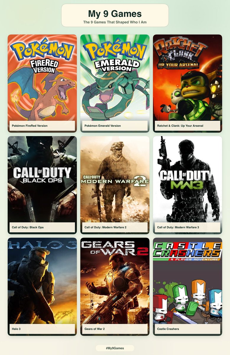 kingpindegen's tweet photo. me + my 9 games https://t.co/v7tzV7mS48