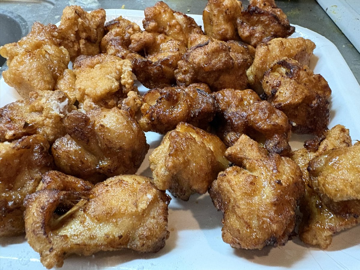 Blogath's tweet photo. 急に思い立って家で天ぷらと唐揚げをめちゃくちゃ揚げた！
一人で食べきって胃がめちゃくちゃになりました https://t.co/QFvOJ65lby