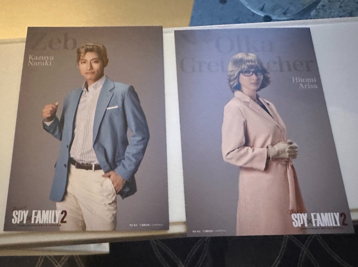 S__tradeo0's tweet photo. 【譲渡/交換】ミュージカル SPY×FAMILY 2
SPY×FAMILY2 スパイファミリー
来場者特典  ポストカード

譲:ゼブ・オルカ

求:ロイド(木内)or希望額

都内近郊手渡しor郵送
お気軽にお声掛けください。 https://t.co/GWO8Q9Kr6T