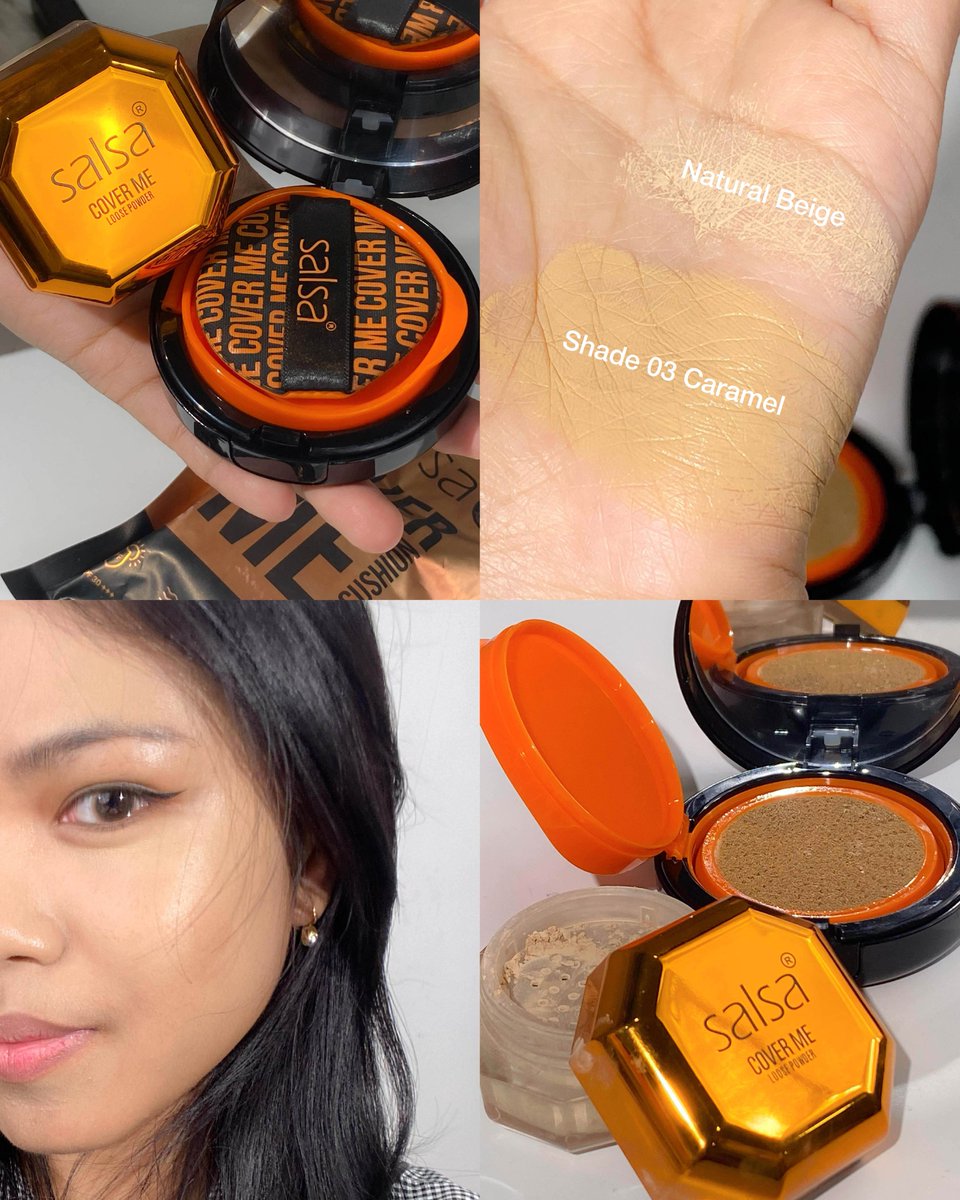 SalsaCosmetic's tweet photo. DEFINISI ✨PERFECT COMPLEXION ✨ ADA DI SINI!

Pertamaa apply salsa cover me bb cushion, nextt set pake salsa loose powder😆😋

Teruss kalau cushion kamu habis, beli refill nya aja bestie~ 😚

Absenkk yang udah cobain complexion salsa enih! https://t.co/69VShdJ6wJ