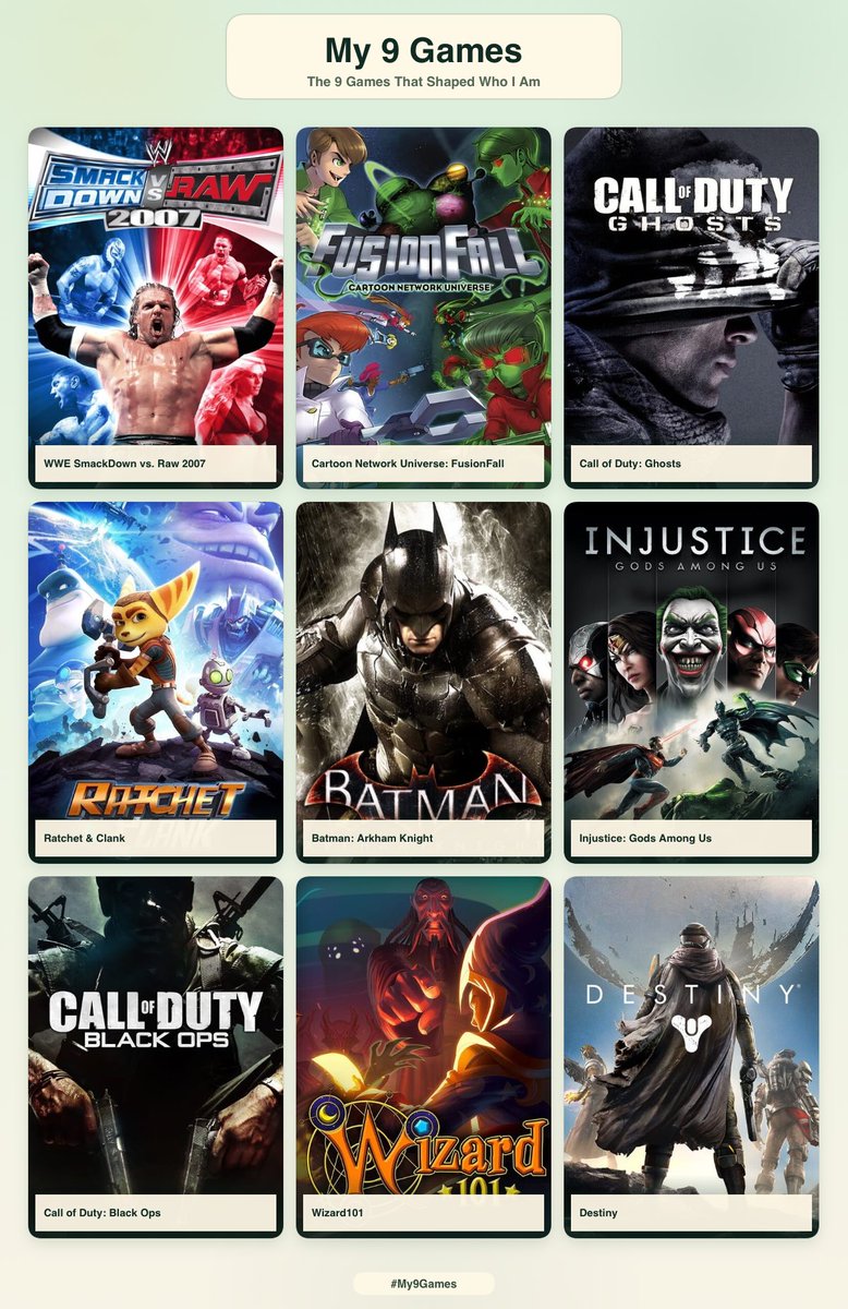 luvdriee's tweet photo. me &amp; 9 games that shaped who i am<3 https://t.co/XJwFZ87GVD