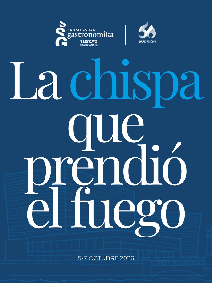 ssgastronomika's tweet photo. ⏳ Gastronomika 2026 está cada vez más cerca.
Tres días para aprender, descubrir, conectar y compartir espacio con grandes referentes de la gastronomía.
🎟️ No esperes más. Inscríbete y asegura tu plaza.
📅 5–7 octubre · Donostia
https://t.co/Z3jxTKN3Ab
#ssg26 https://t.co/FO893vmIKU