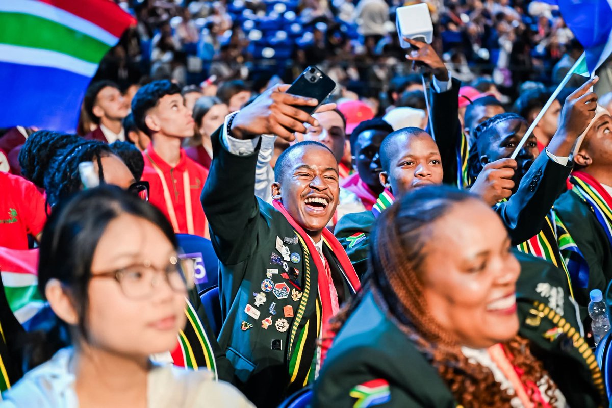AmbWuPeng's tweet photo. Congratulations to #SA competitor Matthew Bowen on winning the silver medal in Aircraft Maintenance at #WorldSkillsShanghai2026! Your precision, expertise & team spirit set you apart from the world’s best. China remains committed to promoting skills cooperation with SA and global skills development. @HigherEduGovZA  @SABCNews