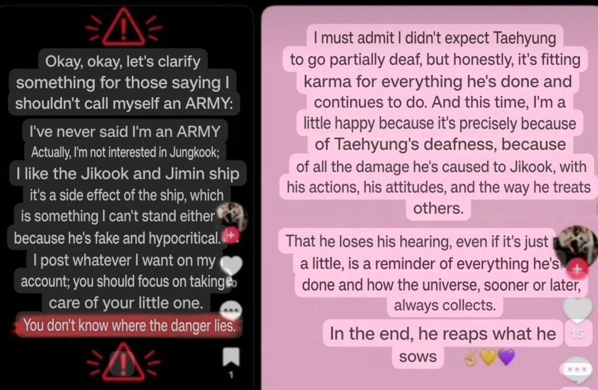QuiHarriet2832's tweet photo. @BIGHIT_MUSIC  Debido a tu incompetencia y falta de interés sobre el tema de #protectTaehyung y avisos de amenaza de muerte por cierto grupo,que TÚ creaste y alimentaste,te hacemos absolutamente responsable de lo que pueda llegar a pasar en el resto del #Tourarirang @bts_bighit https://t.co/7NVT1V1tPC