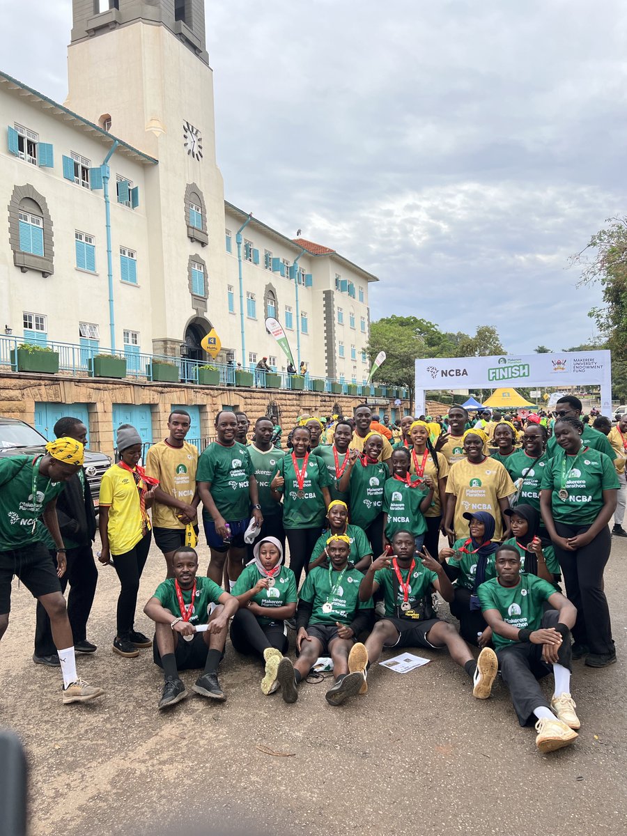 CgcMakCoCIS's tweet photo. Came for the cause, stayed for the vibes, currently recovering from the hills! 🏔️
The CoCIS Guild Council brought the fire to the #MAKRun2026 today. Great times with the community!
#MakerereUniversity #CoCIS #MakRun https://t.co/Ol4UipE9FM