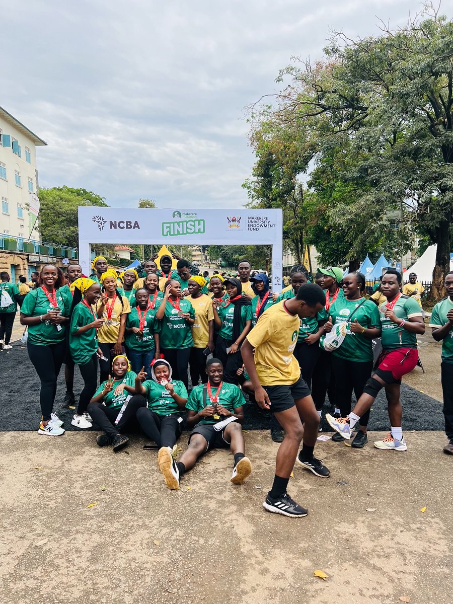 CgcMakCoCIS's tweet photo. Came for the cause, stayed for the vibes, currently recovering from the hills! 🏔️
The CoCIS Guild Council brought the fire to the #MAKRun2026 today. Great times with the community!
#MakerereUniversity #CoCIS #MakRun https://t.co/Ol4UipE9FM