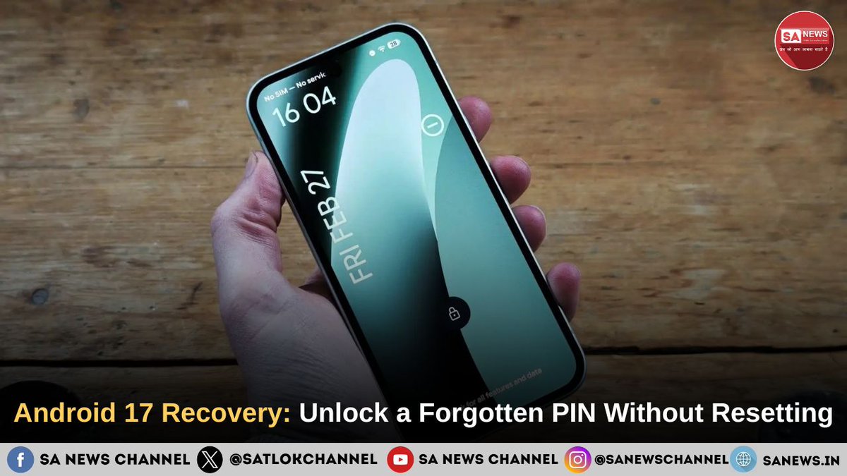 SatlokChannel's tweet photo. Have you ever forgotten your Android PIN and lost unsaved photos to a mandatory factory wipe? Google is building a powerful solution. Hidden code inside the Android seventeen update reveals a highly anticipated feature to unlock with your Google account. Instead of a devastating reset, users can bypass their forgotten passcodes securely using linked email credentials and identity checks. Check out our complete analysis of this mobile security upgrade today! 

Read: https://t.co/EIuc4zaoJN  | Read on Instagram: Link in Bio 

#Android17 #Google #TechNews #AndroidHacks #SmartphoneTips #MobileSecurity #Security #Tech