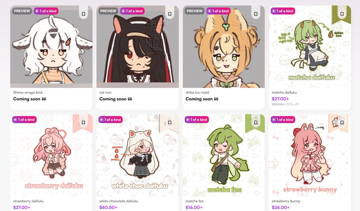 miintokki's tweet photo. added preview to some new adopts......... https://t.co/6CQ2oKAyyT