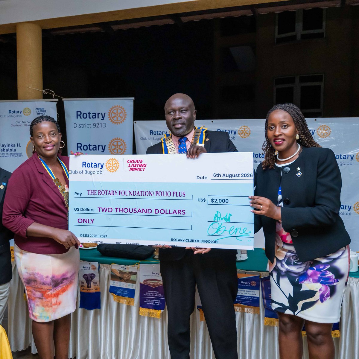 dgrotaryd9213's tweet photo. Twenty-four years of service leaves a trail.

for my 29th Visit while at @Rotary_Bugolobi , I saw a club that has stayed close to its community through monthly child immunisation outreaches, NCD awareness campaigns and medical camps. But I also asked them to look inward: what keeps people connected to this club, and what makes them want to stay?

Their US$2,000 commitment to The Rotary Foundation and another US$2,000 to PolioPlus says something about their heart for service. 
Now let’s make the club experience just as strong.

#RotaryEyamba 
#RotaryKonyo