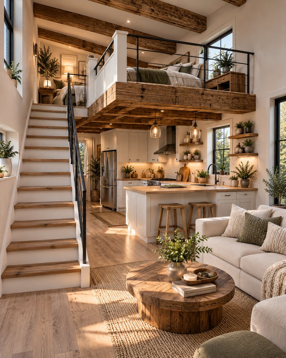 HomeMakeoverD's tweet photo. Warm Modern Home #modernhome #cozyhome #homedesign https://t.co/WbSFwX1Awu