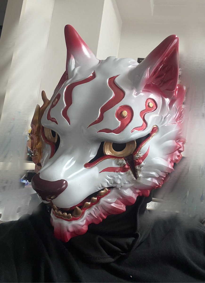 onikiheita's tweet photo. 名を【凱狼太(ｶﾞｲﾛｳﾀ)】と言います！！
鬼平太に憧れる鬼平太の親戚で狼族の青年です！！✨✨✨✨
自撮りが得意ではありませんのでまたかっこいいのを撮ってもらいます！😊
 #幸面一門 https://t.co/KgZ2HnaIKM