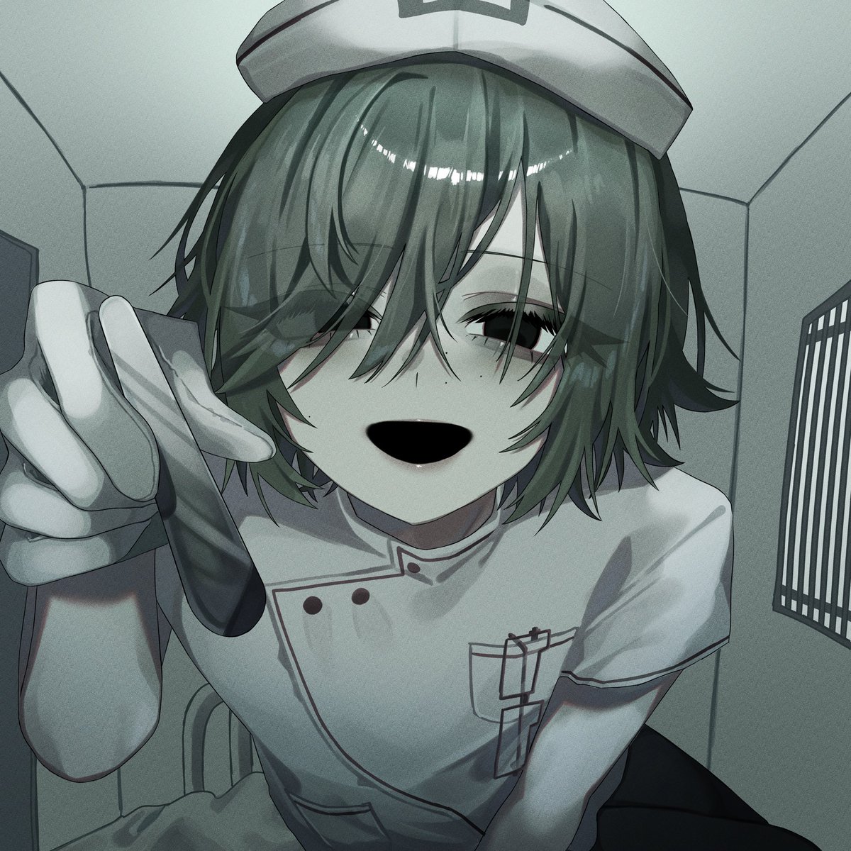 adumayaki's tweet photo. 加工前の切られてない絵も可愛いので見て https://t.co/LgAROpVHIu