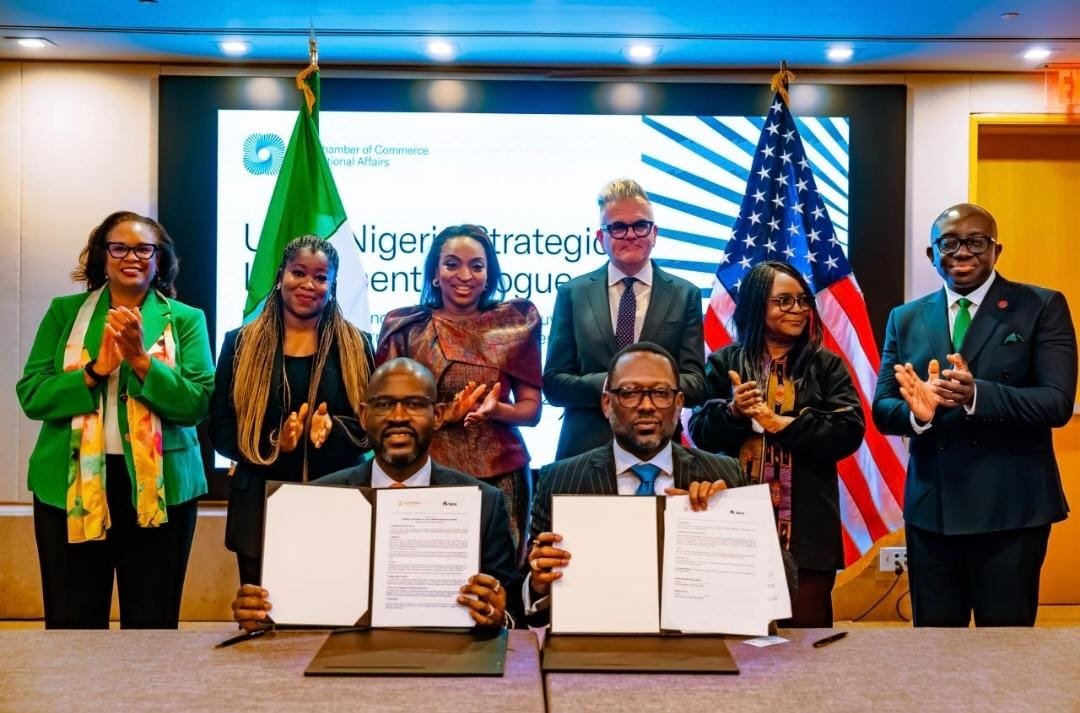 _KingNath's tweet photo. @terraindustries has signed a commercial agreement with Promethean Resources to deploy our autonomous surveillance systems that will protect Promethean's mining assets in Nigeria.

The agreement was signed in New York at the Nigeria–U.S. Strategic Investment Dialogue...(1/2) https://t.co/cZC3fJsZ1v