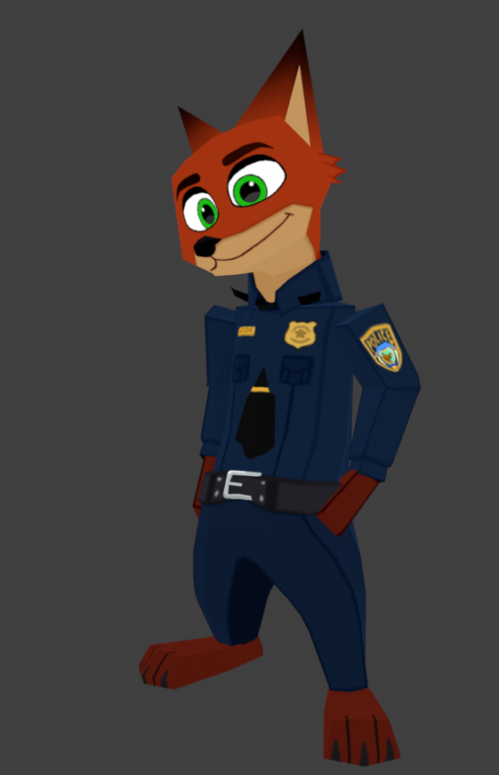 RayTheEngi's tweet photo. Nick Wilde needed to stretch his bones a little. Still missing a few important bones, but wanted to test some of his movements.
#Zootopia #Gamedev https://t.co/xiJlKF2gwN