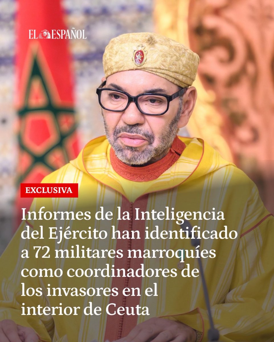 Capitana_espana's tweet photo. 🚨Lo que ya sabíamos, ahora lo confirman los informes de Inteligencia del Ejército.

Mientras Marruecos movía piezas en Ceuta, Sánchez decía que no había pruebas.

Sánchez debe irse ya por encubrir al régimen marroquí y traicionar a España. https://t.co/Ta4HM6y0zE