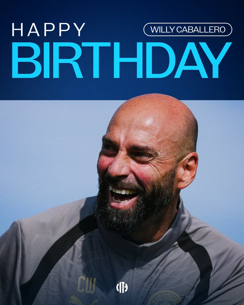 ManCity's tweet photo. Happy Birthday to Willy Caballero 🩵 https://t.co/Zze6DVO8xQ