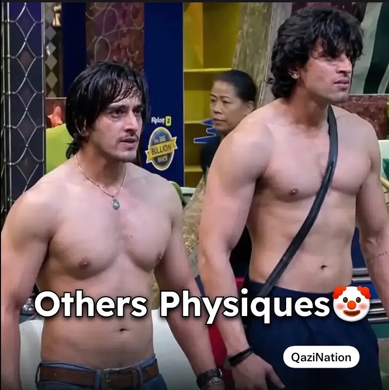 QaziNation_'s tweet photo. Lagta hai mujhe bhi Qazi bhai se tips leni pdegi 😭

#QaziTouqeer #Biggboss20 https://t.co/npYNfFlith