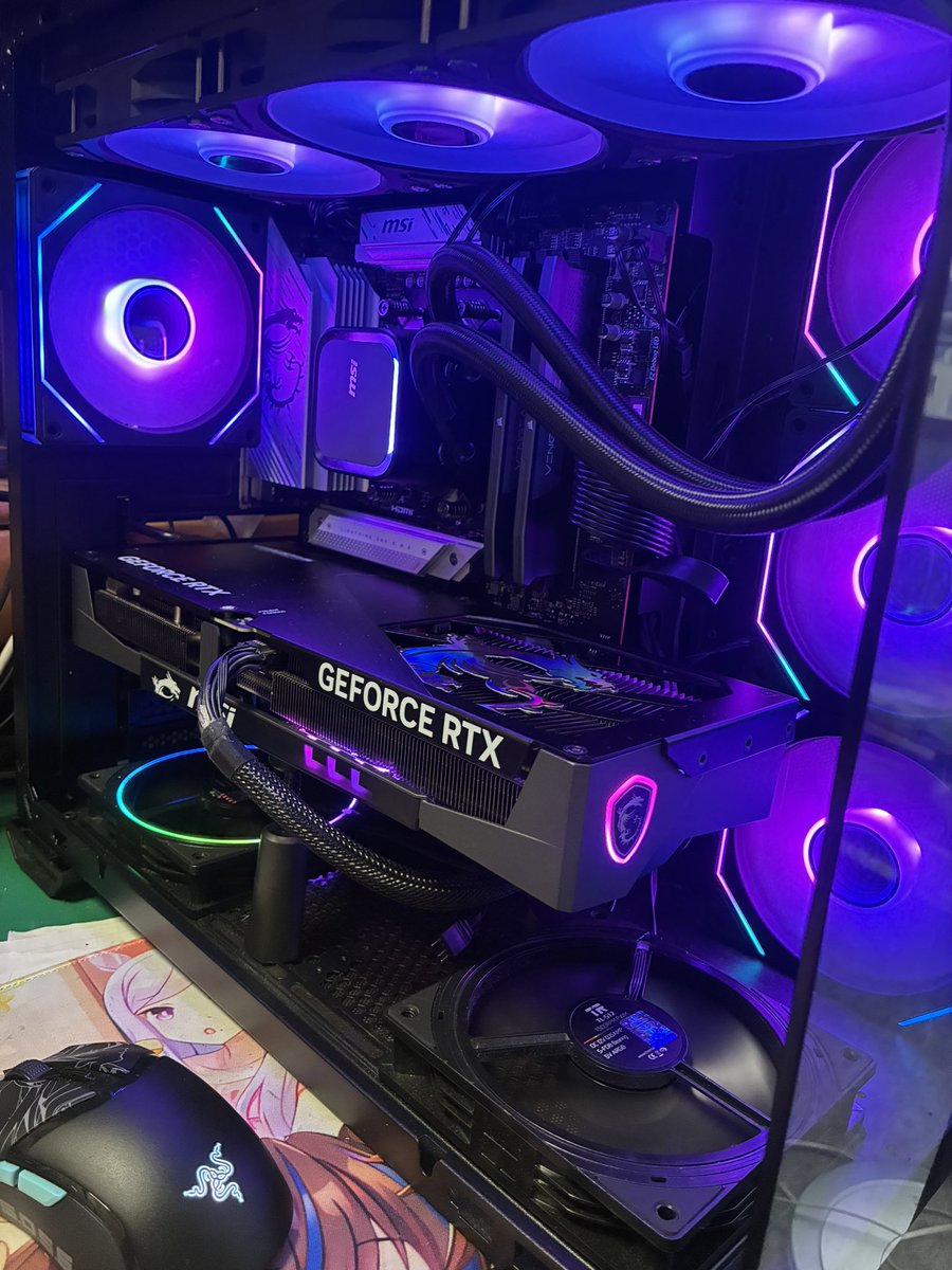 Daichki_313's tweet photo. 今のスペック↓
Ryzen7 9800x3D
MSI x670e plus WiFi
VENGEANCE DDR5 32GB
MSI RTX5080 Gaming TRIO
MSI MAG 1250w
だいぶ満足( *¯ ꒳¯*) https://t.co/uyxPYAkKtu