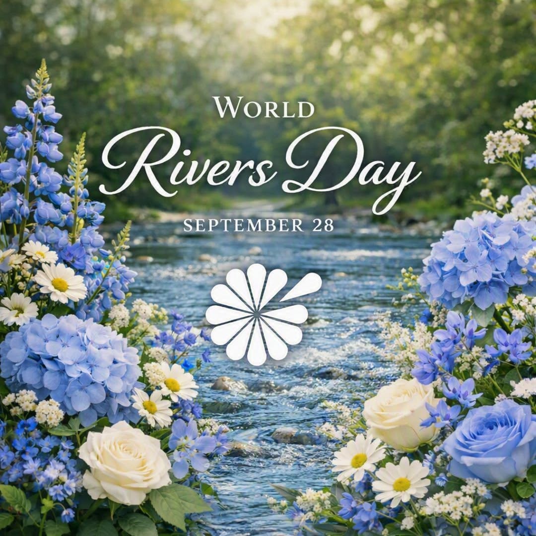 IndyFlorist's tweet photo. Every River Has a Story. Every Flower Has a Journey.
Today, on World Rivers Day, we celebrate the rivers that flow through our landscapes, nourish our ecosystems, and connect communities around the world.
Rivers remind us of the beauty of nature in motion. Flowers remind us of the beauty that grows when nature is cared for. Together, they are a gentle reminder to appreciate the natural world around us and do our part to protect it.
Let nature flow. Let beauty grow.
#WorldRiversDay #RiversDay #ProtectOurRivers #LoveNature #NatureLovers #EnvironmentalAwareness #KeepRiversClean #FlowersAndNature #NatureInspired #FreshFlowers #IndianapolisFlorist #IndianapolisFlowers #FlowerDelivery #FloralDesign #BeautifulNature #indianapolisflorist #georgethomasflorist