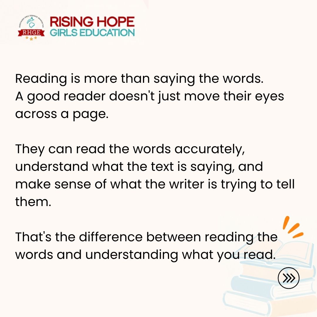 RisingHopeGirls's tweet photo. We’re starting a longer conversation about reading, literacy and the gaps that too many children face.

Reading Matters is only getting started. 📚

#ReadingMatters #Literacy #RHGE https://t.co/Len5XGRbfk
