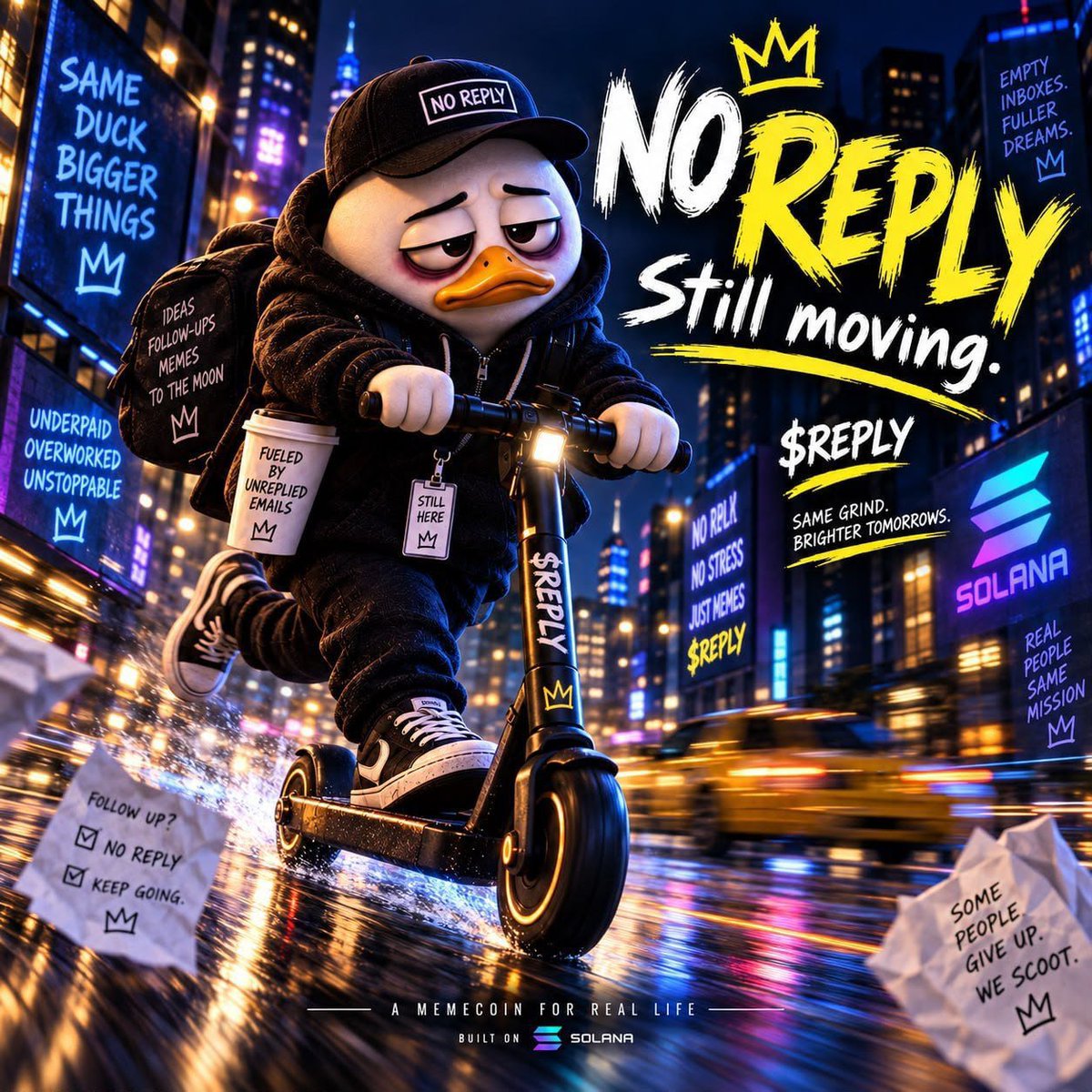 EliteThe18654's tweet photo. $REPLY IS LIVE.

NoReplySOL has officially launched on Solana.

CA:
4aXVDbtHPj5TFydRJwpab3fu3sWw3DXMKR35YcpZpump

The wait is over. Now the community gets to decide how far this goes.

Do your own research. Check the contract before trading.

@NoReplySOL https://t.co/xIn9R6XIEJ