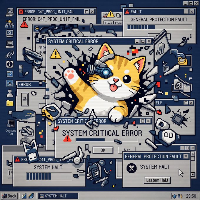CPU_rbh's tweet photo. The future of computing is cat powered! https://t.co/ivuYn9REVz