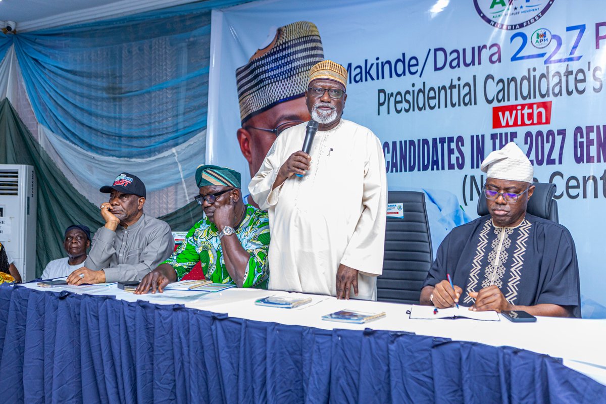 seyimakinde's tweet photo. We are presently in Lafia for the APM North Central Town Hall Meeting today. Last night, we held a closed-door meeting with APM candidates in the North Central Zone. We will work together to reset Nigeria so that it works for all Nigerians. https://t.co/V0jqGVANig