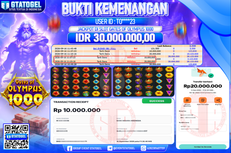 x75ghhpops's tweet photo. Jackpot Gates of Olympus 1000 Rp 30.000.000 sukses dibayar penuh di GTATOGEL. Selamat kepada pemenang. Main dan menangkan cuanmu sekarang juga.   

#GTATOGEL #Maxwin #Olympus1000 https://t.co/FEb9m0HuyP