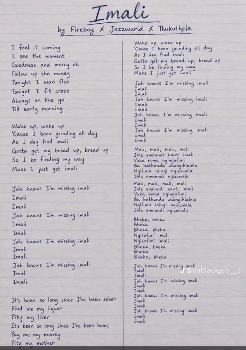 Sir_Vin_'s tweet photo. @bad_boysammy Full lyrics https://t.co/jbxl8jVZh3