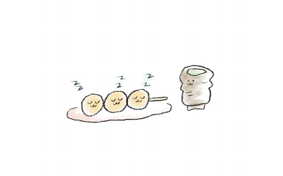 po_pu_bu's tweet photo. 休憩も大事だよ〜🍡🍵💤
#ゆるい絵 #ゆるいイラスト #イラスト #OC #創作 #絵描きさんと繋がりたい #illustration‌‌ https://t.co/RkicVdvM7v