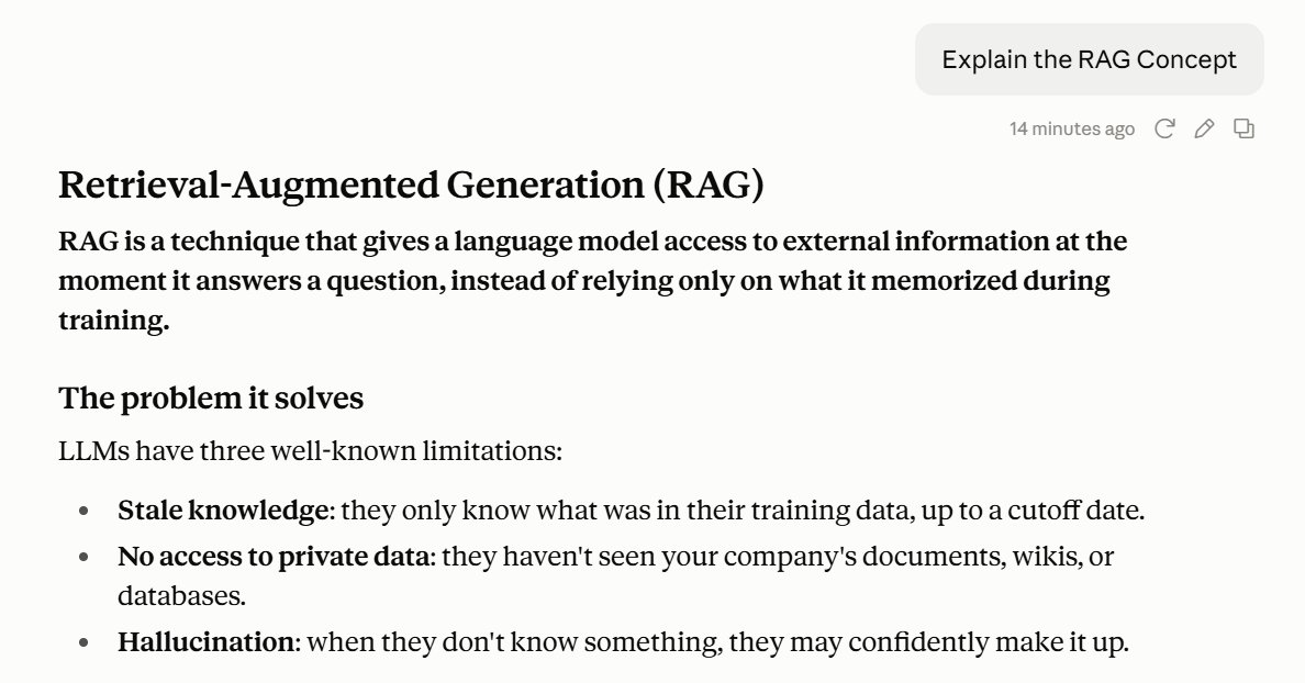 naveenkumarnvb's tweet photo. Asking same Question to - Claude &amp; Chat GPT 
@CSEPlanB @IndiaFutureAI @phimaanshu  M1 C1

I asked - Explain the RAG Concept

Claude is like - I hope you know the basics , let me explain without wasting time (1st Image below)

Chat GPT is like - Very simple my child....(2nd Image) https://t.co/9YqyD74xCg