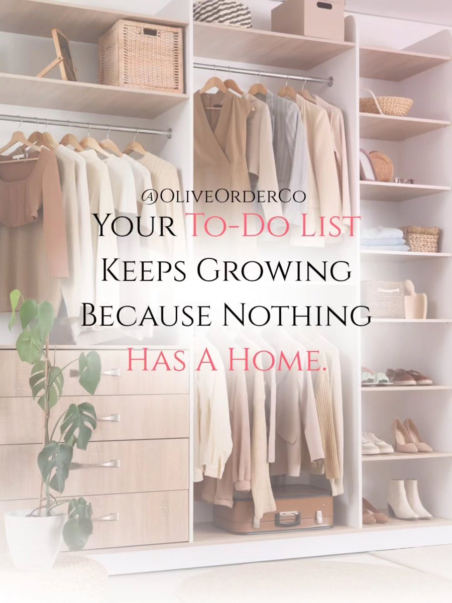 crisliamnys's tweet photo. The organization mistake keeping you overwhelmed: relying on memory to remember where everything goes. Clear systems free your mind and make daily life feel lighter. https://t.co/3ZlQtbldYt