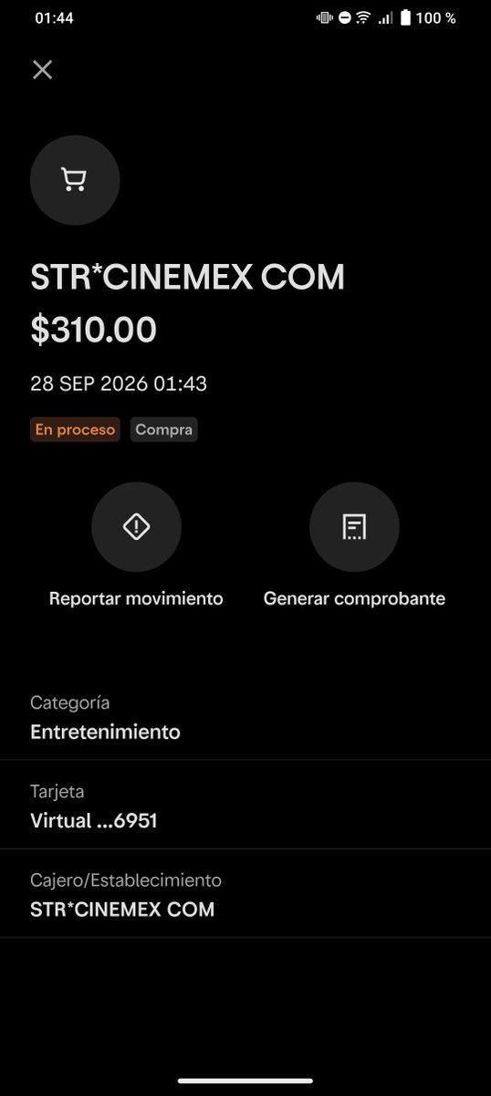 gisi_lobe's tweet photo. @Cinemex @Cinemex dame solución se hizo cobro y no están en la app, ni  han llegado al correo los boletos...!!! Por este medio no se te puede enviar msj, pero ya te mandé por instagram y tiktok, pero tampoco he recibido respuesta @Profeco ojo aquí que no soy la única... https://t.co/Cpxedba0h9