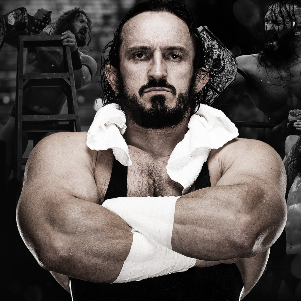 Dexerto's tweet photo. AEW wrestler Benjamin Satterly, aka Pac, has died aged 40 https://t.co/QO0eHfQKax