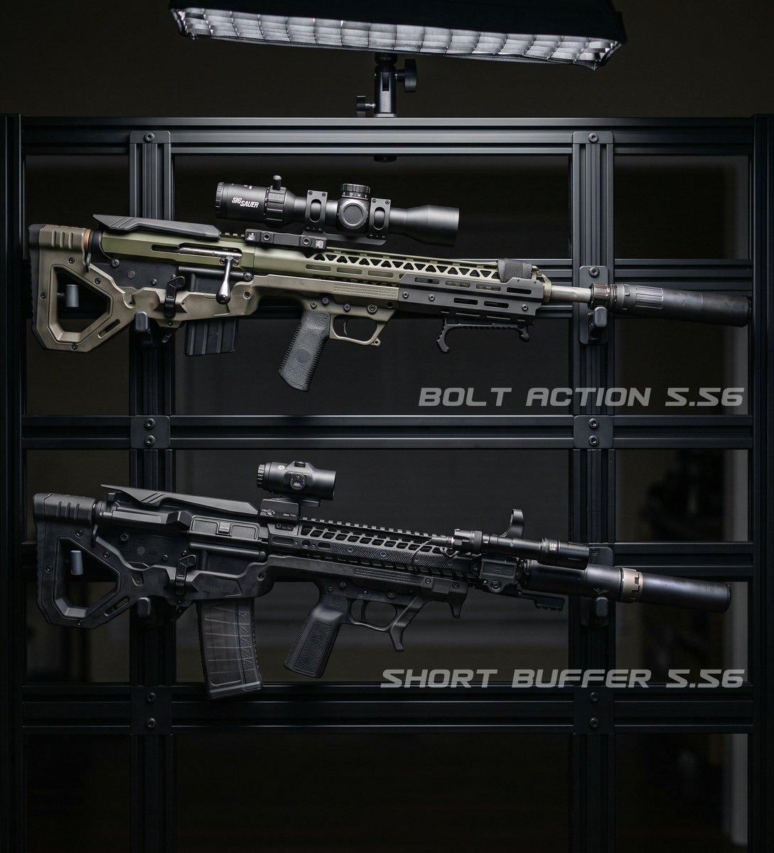 SRUGBB's tweet photo. The SARB15 redefines versatility in the 5.56 platform. Witness the ultimate evolution of the AR-15 legacy into a compact, balanced bullpup configuration. 

#SARB15 #BullpupAR #556NATO #AR15Build https://t.co/g3rJytTy8U
