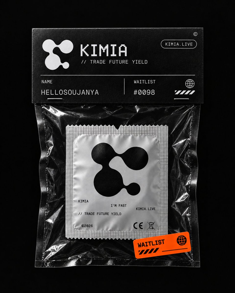 helloSoujanya's tweet photo. KIMIA said the future needs protection. So I came prepared.

 Waitlist #0098 secured. @KimiaProtocol https://t.co/hxH4ICum3V