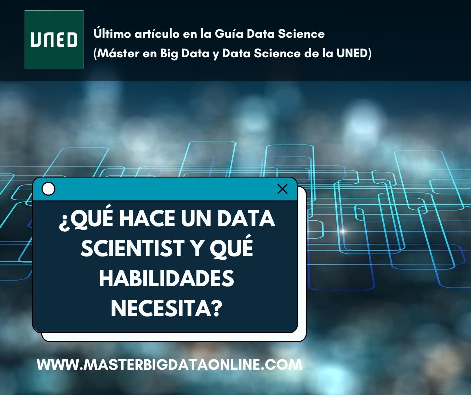 bigdatauned's tweet photo. ¿QUÉ HACE UN DATA SCIENTIST Y QUÉ HABILIDADES NECESITA?
Artículo en la Guía Data Science: https://t.co/KAiWW9VOtn
@FundacionUNED #DataScientist #científicodedatos #DataScience #MachineLearning #BigData #Python #SQL #DeepLearning #MLOps #inteligenciaartificial #análisisdedatos https://t.co/SB6isiZb7M