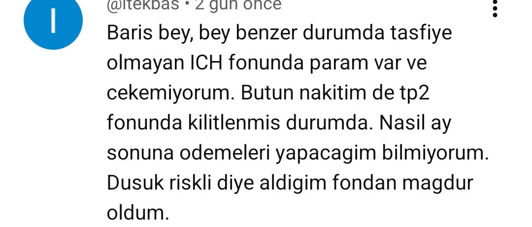 barissoydan's tweet photo. Para piyasası fonlarına onbinlerce kişinin risk değeri 1-2 olduğu düşüncesiyle girdiği ve sonuçta büyük mağduriyetler yaşandığı, o nedenle bunlarda tasfiye sürecinin bir an önce başlatılması gerektiği konusunda düşüncemi tekrar paylaşmak istiyorum. Ay sonu geldi ve nakit krizi yaşayan çok vatandaş ve firma olacak.