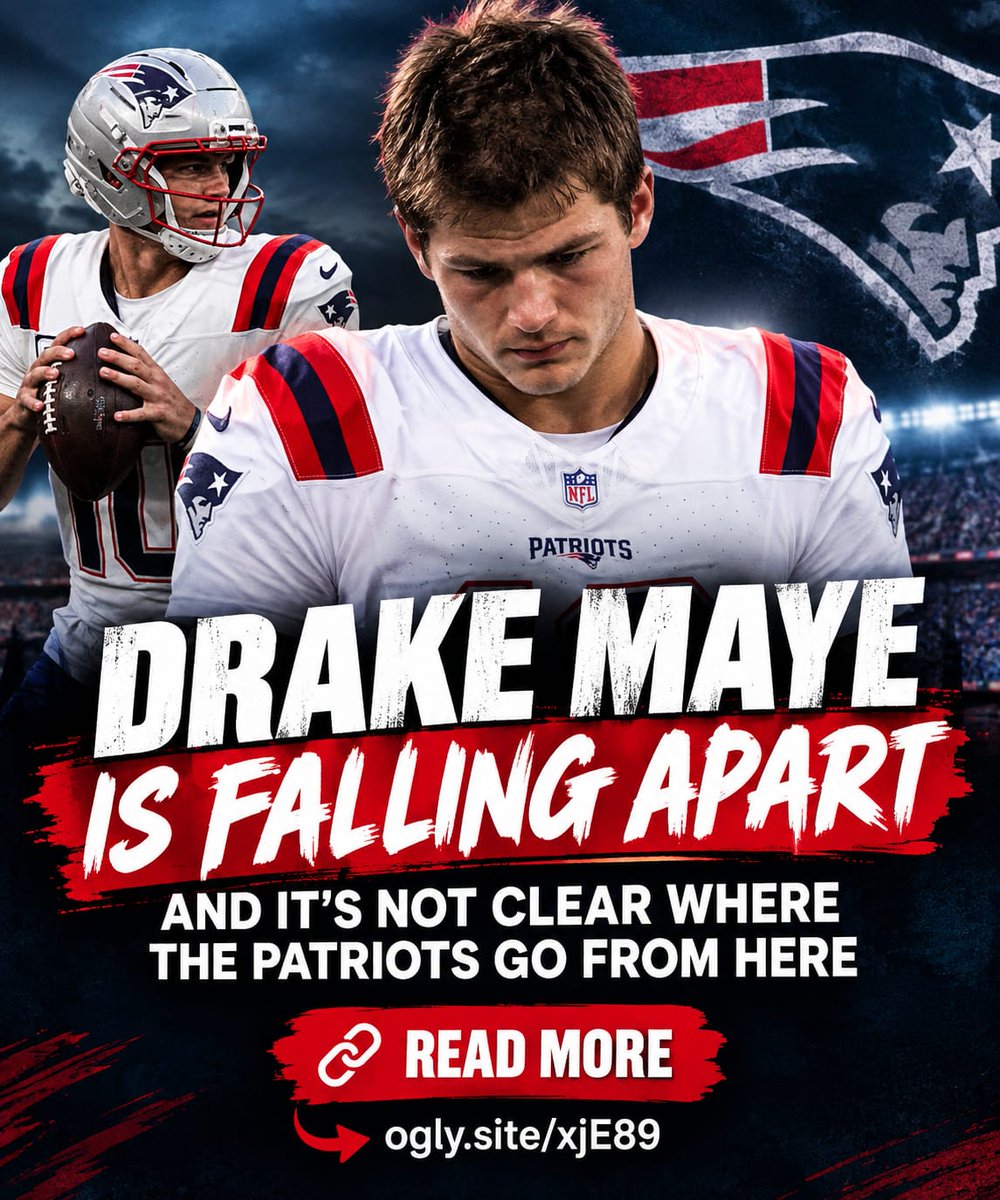 wexlerkim35's tweet photo. 🚨 Drake Maye is falling apart — and it’s not clear where the Patriots go from here.What’s really happening in New England? The situation is getting harder to ignore. 👀👉 Read more: https://t.co/elZqBDQBDF

#DrakeMaye #Patriots #NFL #NewEnglandPatriots #NFLNews #Football https://t.co/arx8qybGG4