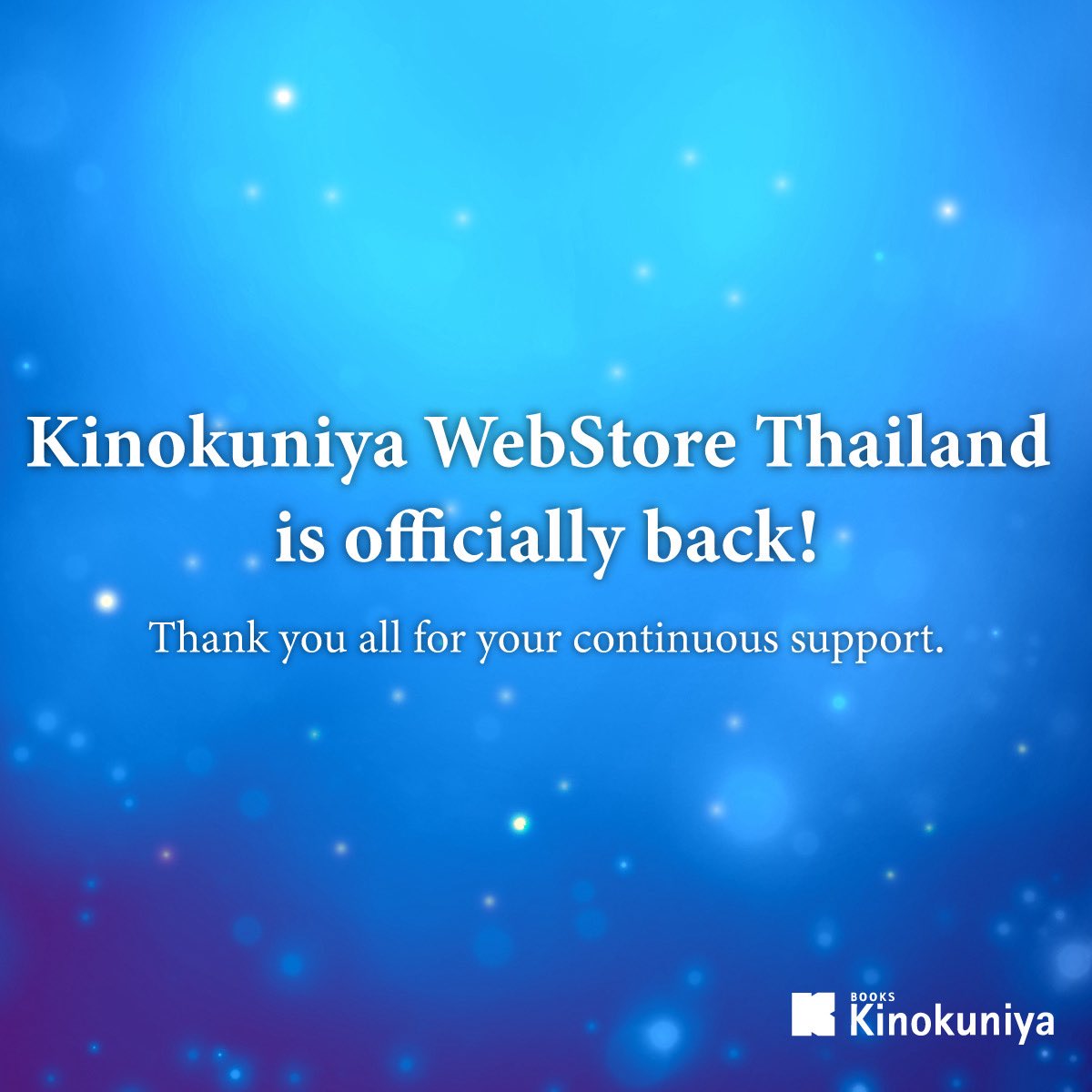 kinowhatsnew's tweet photo. 🎉 Kinokuniya WebStore เปิดให้บริการใหม่อย่างเป็นทางการแล้ว!

เรากลับมาพร้อมรูปลักษณ์ใหม่ที่ทันสมัยยิ่งขึ้น
ขอขอบคุณทุกท่านที่อดใจรอและสนับสนุนเรามาโดยตลอด

🛒 Link https://t.co/3PccJHuflq https://t.co/FHyP1Wravu