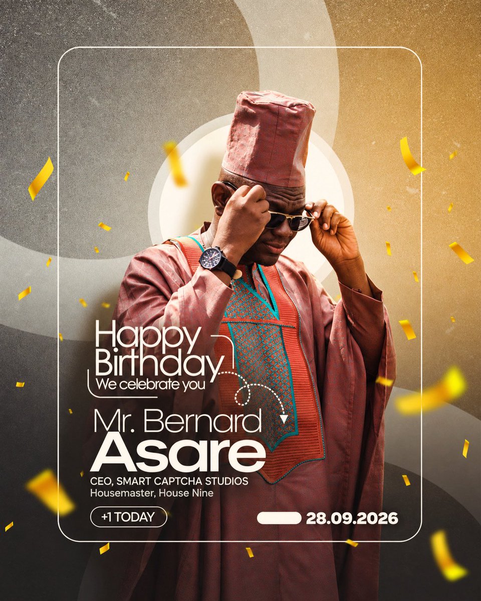 PresecLive's tweet photo. Happy Birthday to Mr. Bernard Asare, Patron of the PRESEC Media Team and PRESEC Multimedia Club.

Thank you for your guidance, support and commitment to nurturing creativity and excellence. We celebrate you today and wish you a wonderful year ahead. 🎉💙 https://t.co/ion3O6mIyU