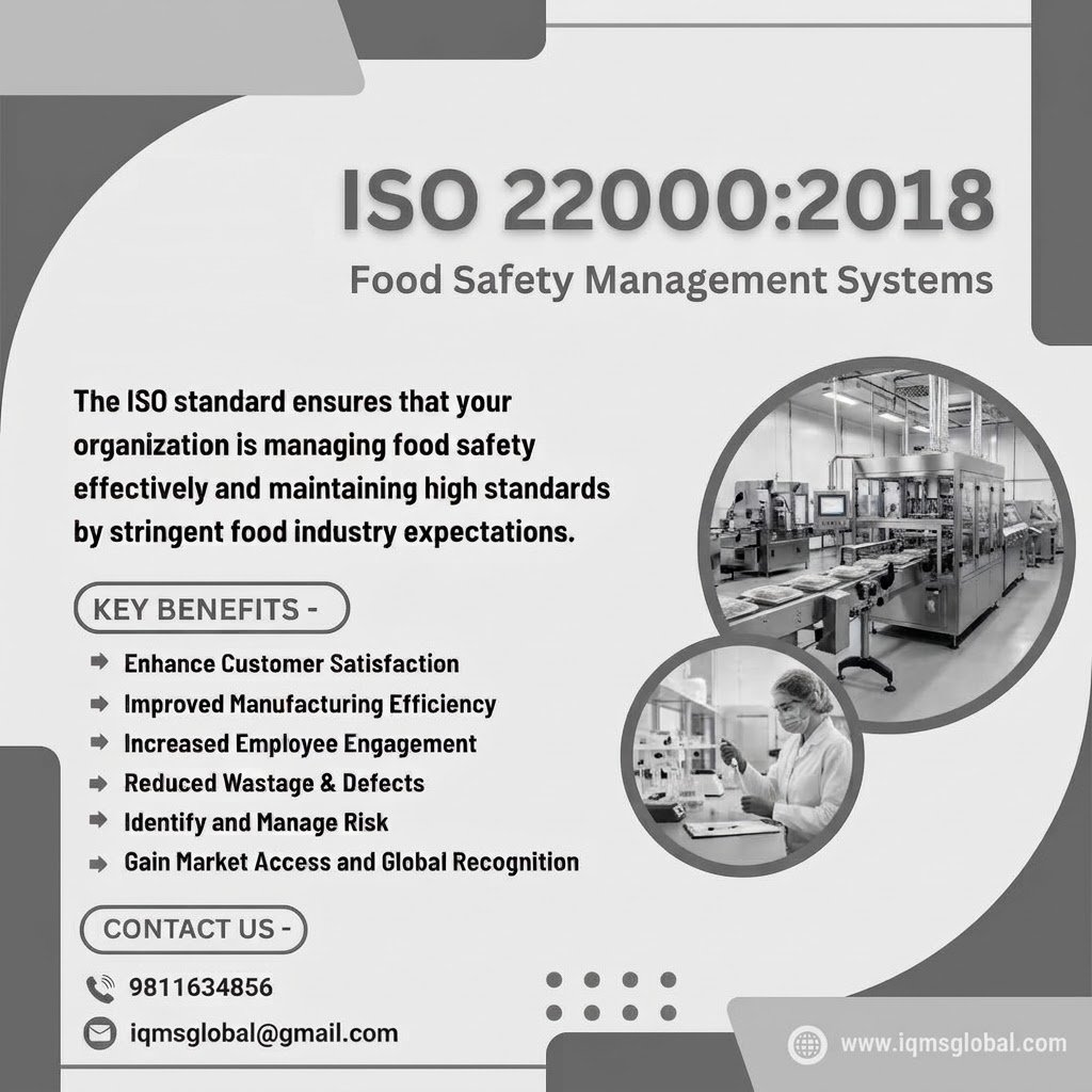 IQMSGlobal's tweet photo. Get more information about ISO 22000 : 2018
https://t.co/stIgdkDr73
#ISO22000:2018
#FoodSafetyManagementSystems
#FSMS https://t.co/F6HCP6Yo49
